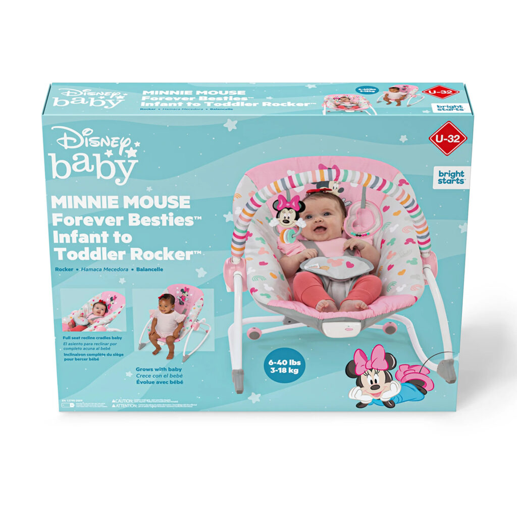 Bright Starts Minnie Stars & Stripes Rocker Update