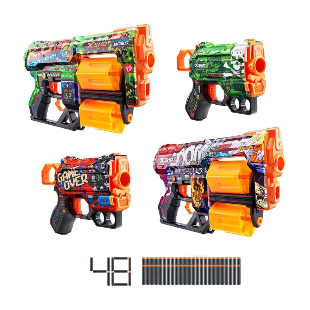 X-Shot Mix Combo Pack 2Pk Dread And 2 Pack Menace
