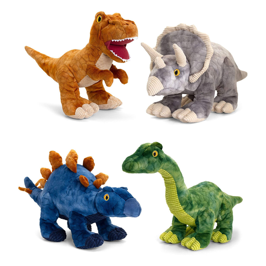 Keel Toys 38Cm Keeleco Dinosaurs 4 Assorted Se6580