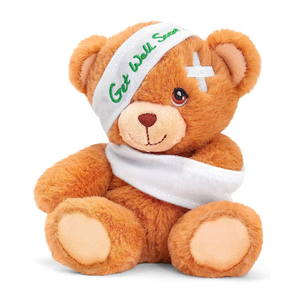 Keel Toys 15Cm Keeleco Get Well Soon Bear Se1097