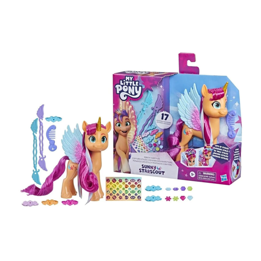 Hasbro My Little Pony Ribbon Hairstyles Sunny Starscout F3873