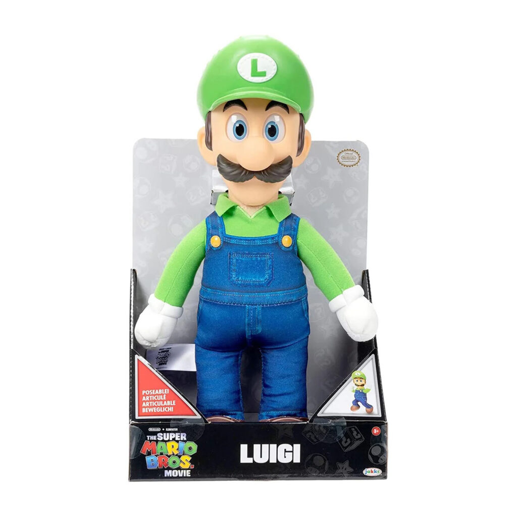 Nintendo Super Mario Movie Plush 15" Luigi 41628