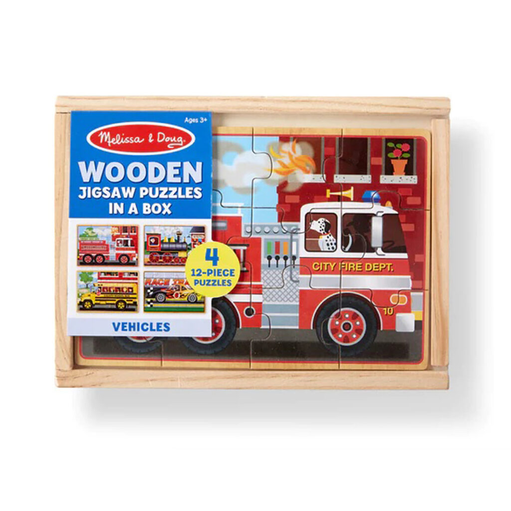 Melissa & Doug Vehicle Puzzles In A Box 46003794