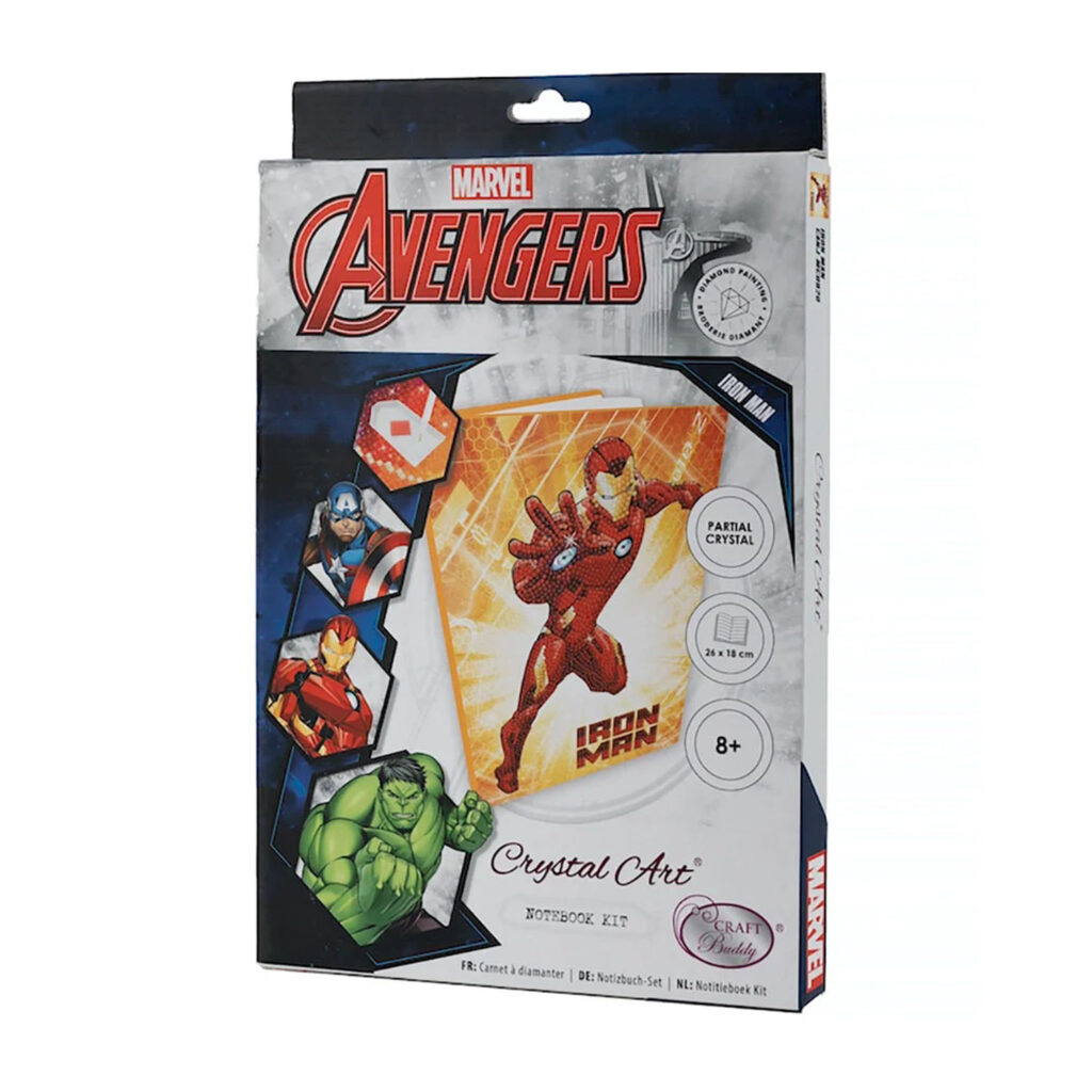 Craft Buddy Ironman Crystal Art Notebook 18X26Cm