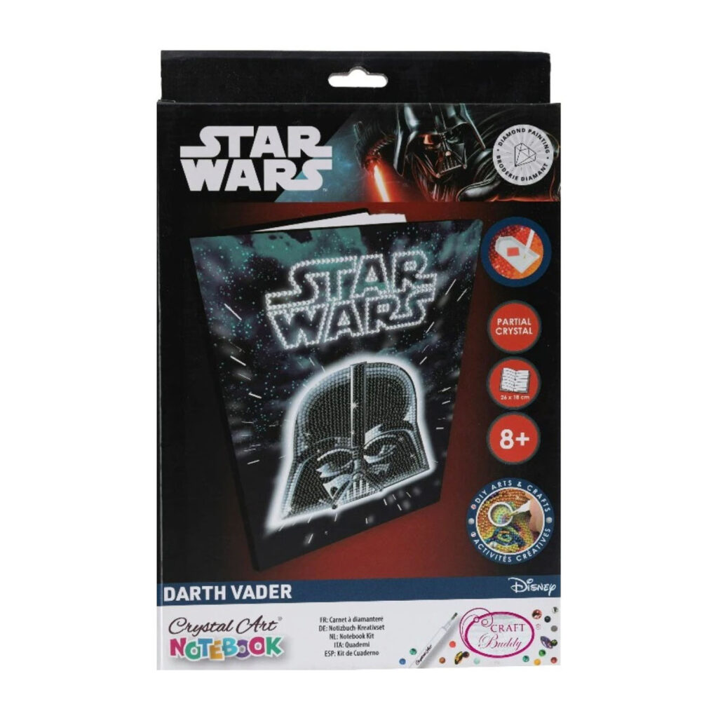 Craft Buddy Darth Vader, Crystal Art Notebook