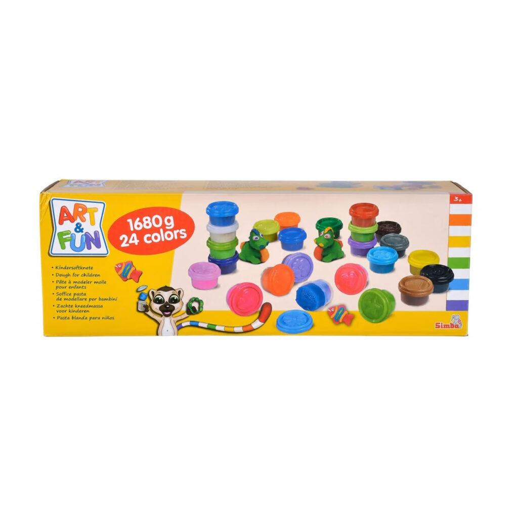 Simba Art & Fun 24 Dough Pots In 24 Colors
