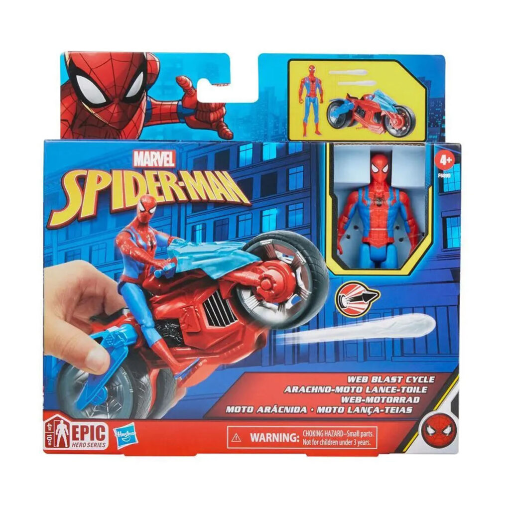 Hasbro Spiderman 4Inch Vehicle And Figure F6899