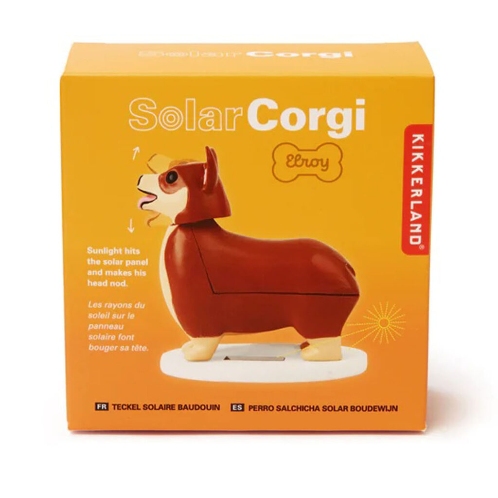 Kikkerland Elroy The Royal Solar Corgi