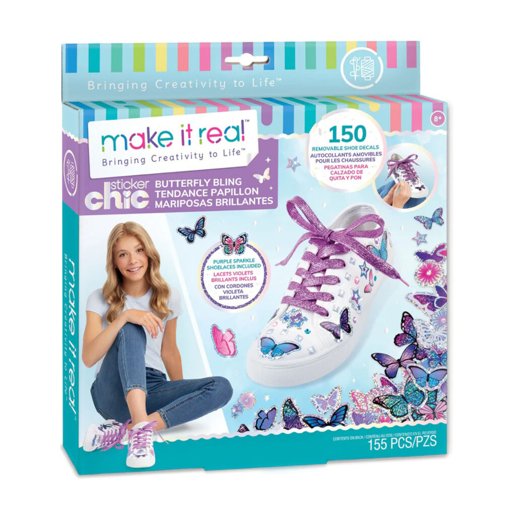 Zuru Make It Real Sticker Chic Butterfly Bling