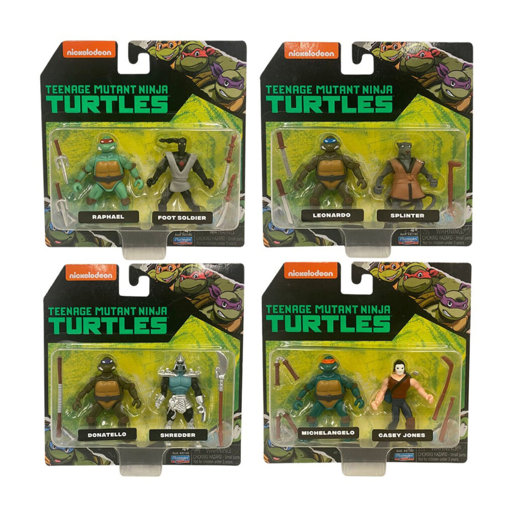 Tmnt Classic Mini Figures 2Pack Assortment 81140