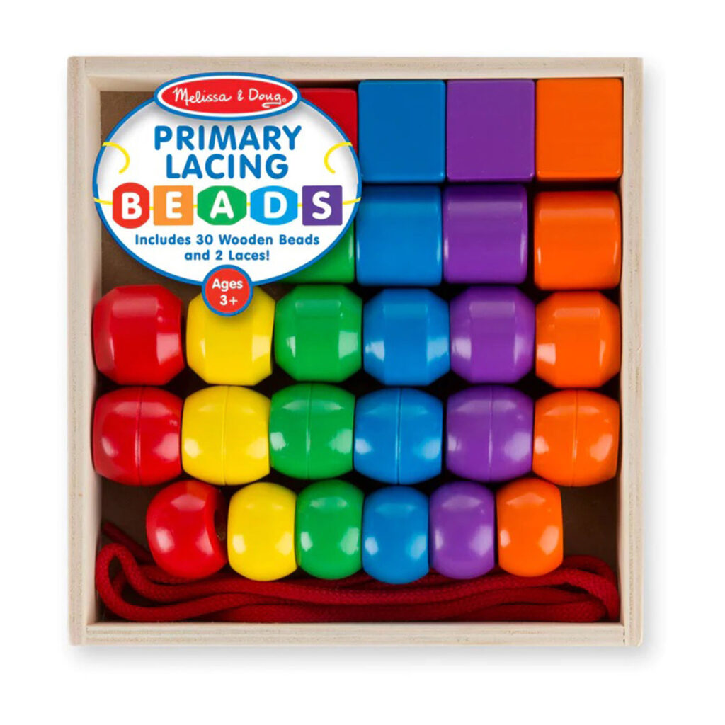 Melissa & Doug Primary Lacing Beads