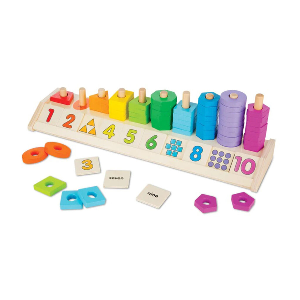 Melissa & Doug Counting Shape Stacker