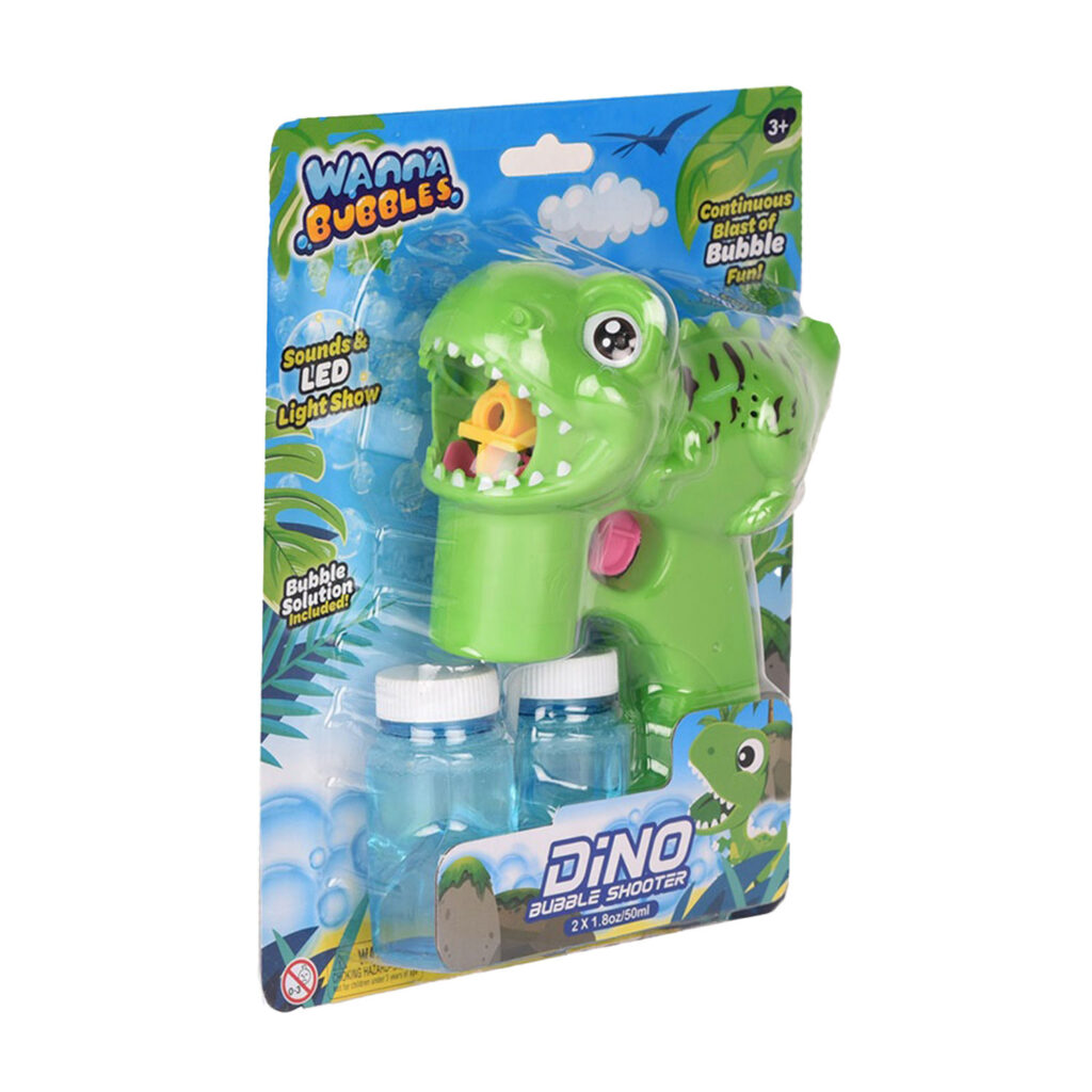 Wanna Bubbles B/O T-Rex Dinosaur Bubble Shooter