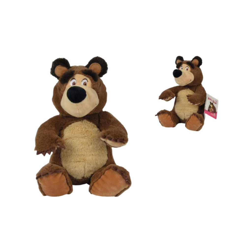 Simba Masha Bean Bag Bear, 20Cm, Sitting