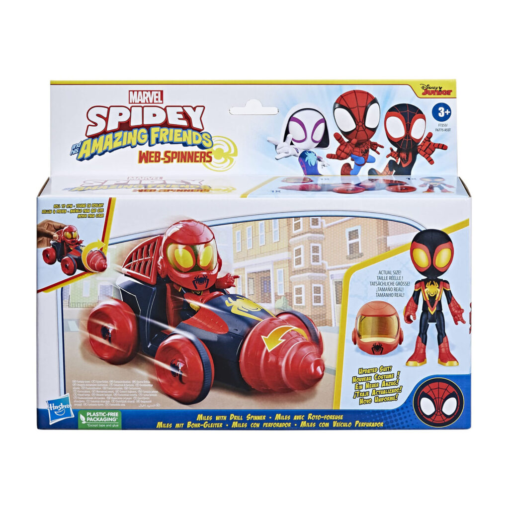 Hasbro Spidey & Amazing Friends Miles Drill Spinner F7253