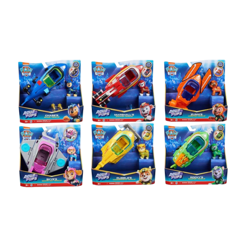 Paw Patrol Aqua Themed Vehicle Assorted 6065229