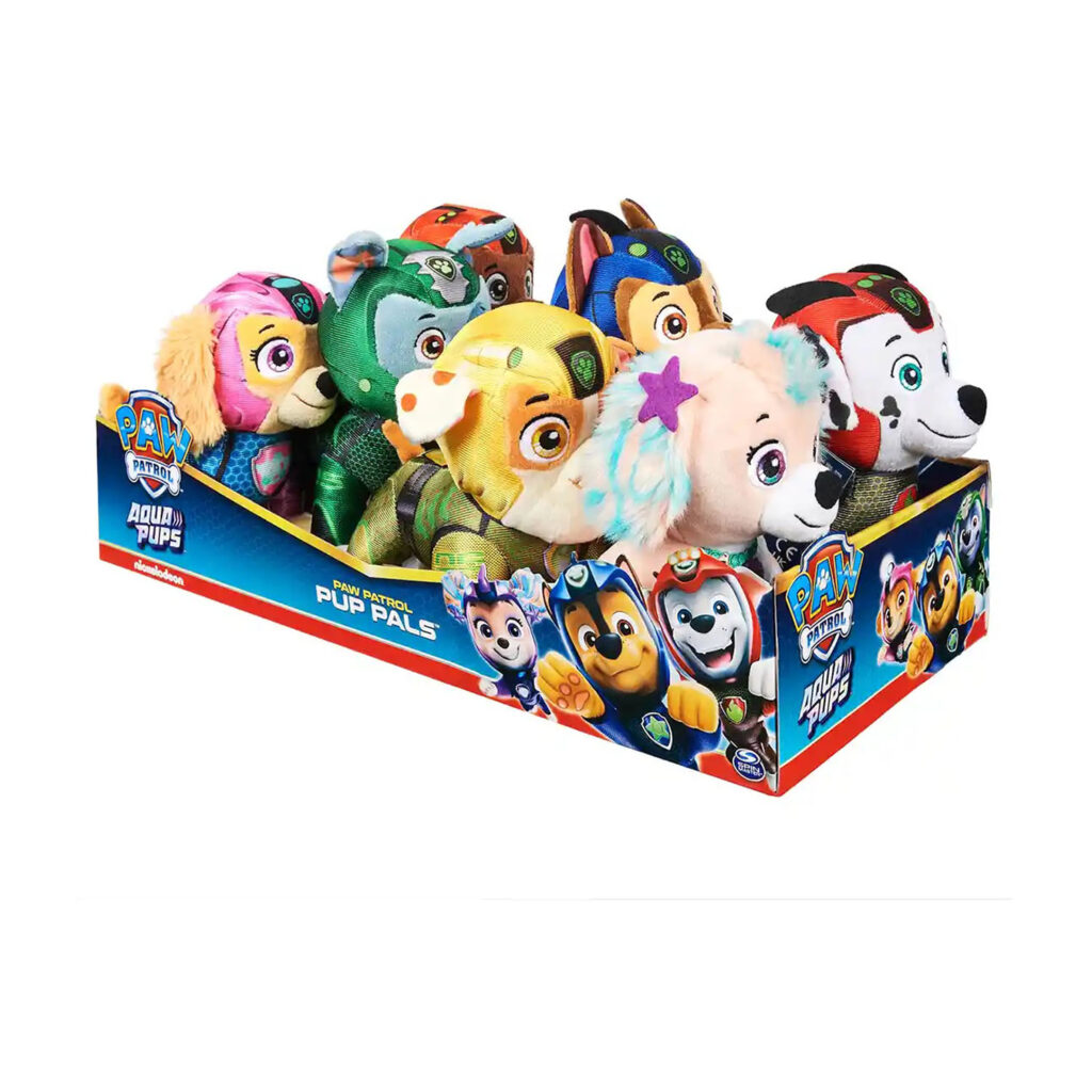 Paw Patrol Aqua Basic Plush Assorted Cdu 6066804