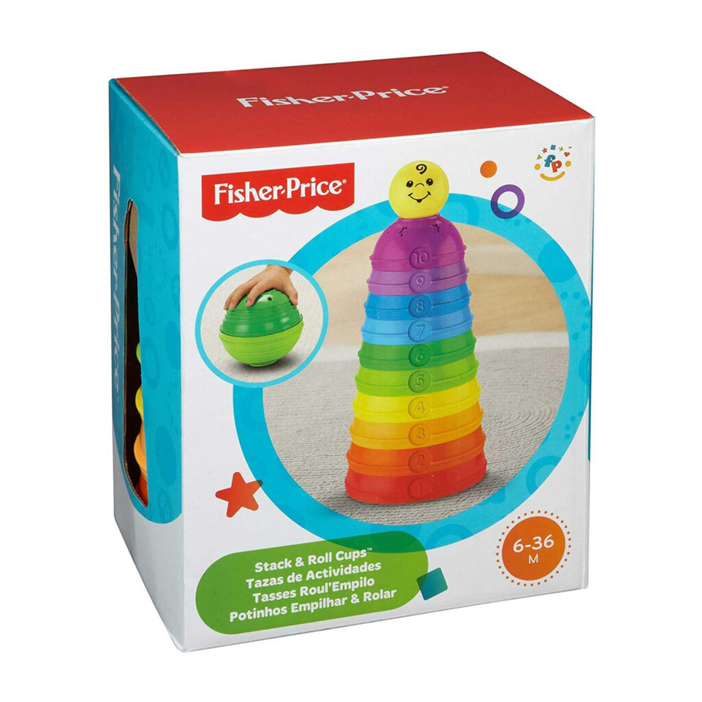 Mattel Fisher-Price Stack & Roll Cups