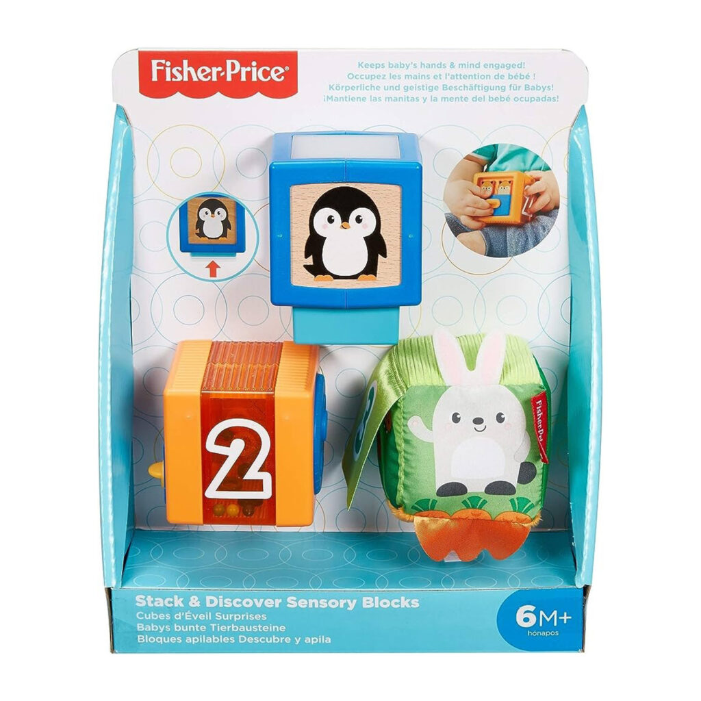 Mattel Fisher-Price Stack & Discover Sensory Blocks