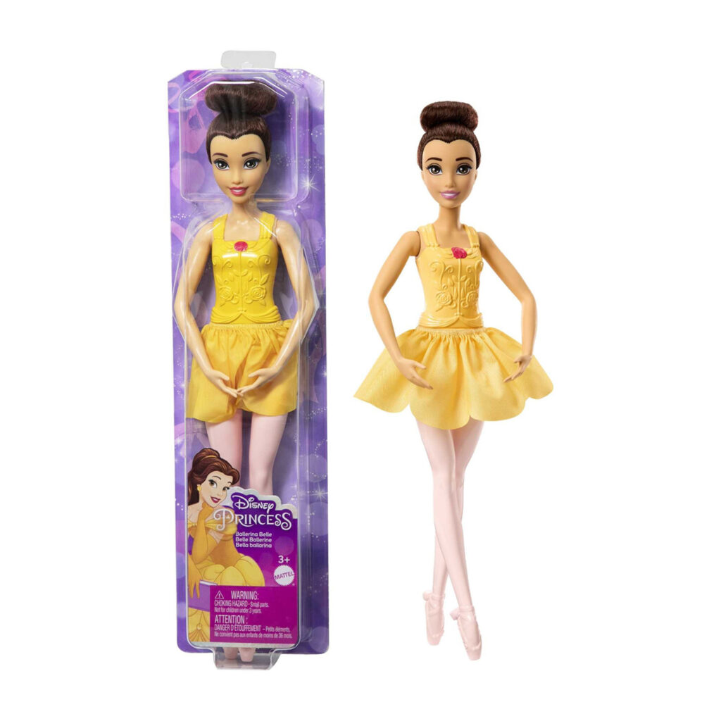 Mattel Disney Princess Fashion Doll  Ballerina Doll - Belle