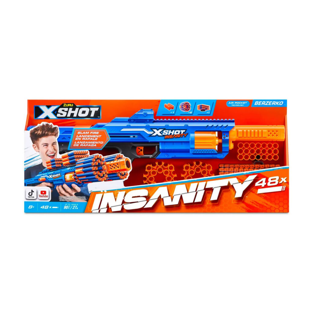 X-Shot Insanity Berzerko 6 Shot (48Darts)
