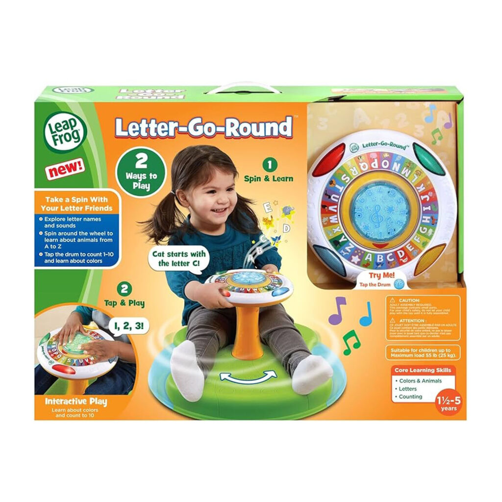 Leapfrog Letter-Go-Round Spin And Learn