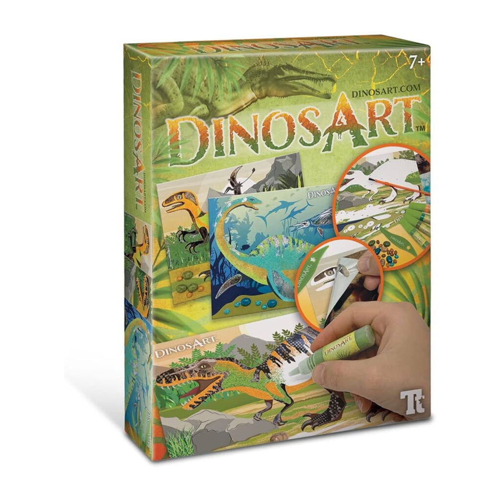 Dinosart Sand & Foil Art