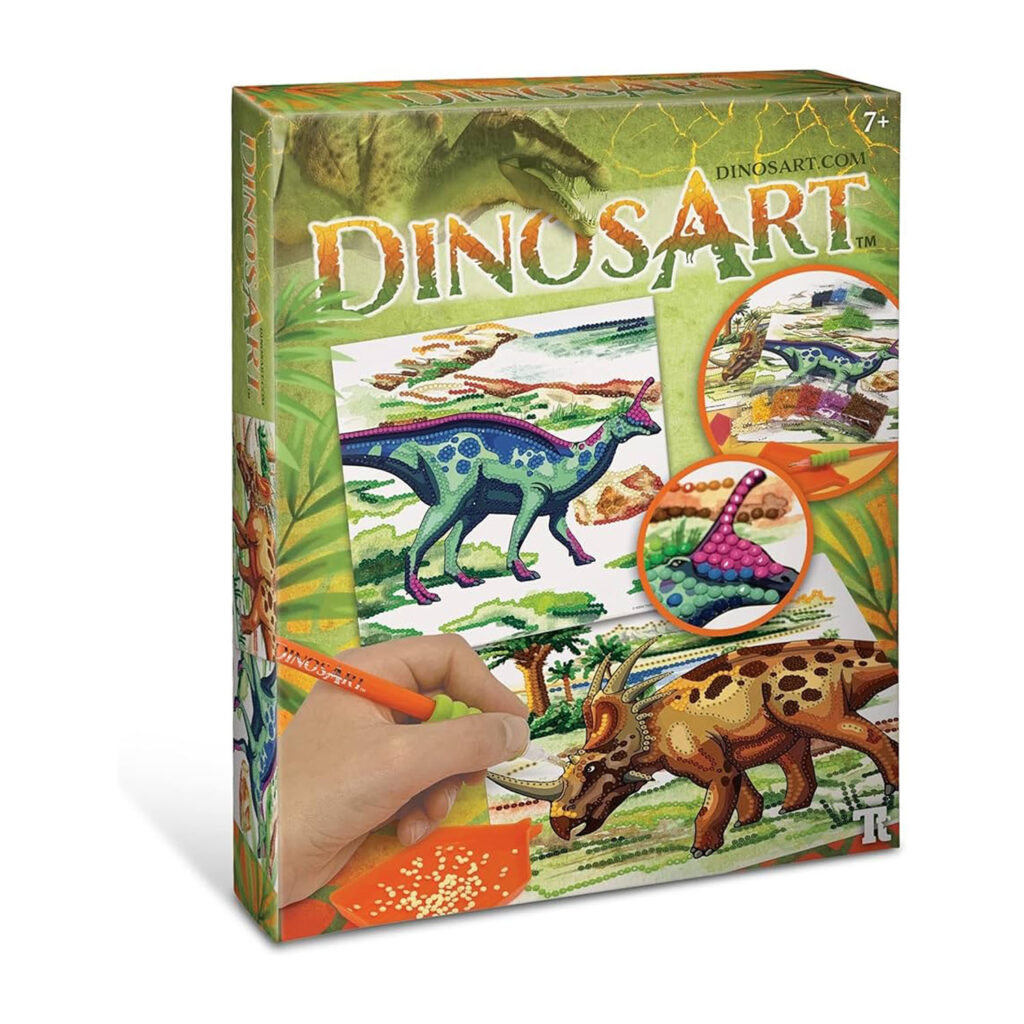 Dinosart Dazzle-By-Number