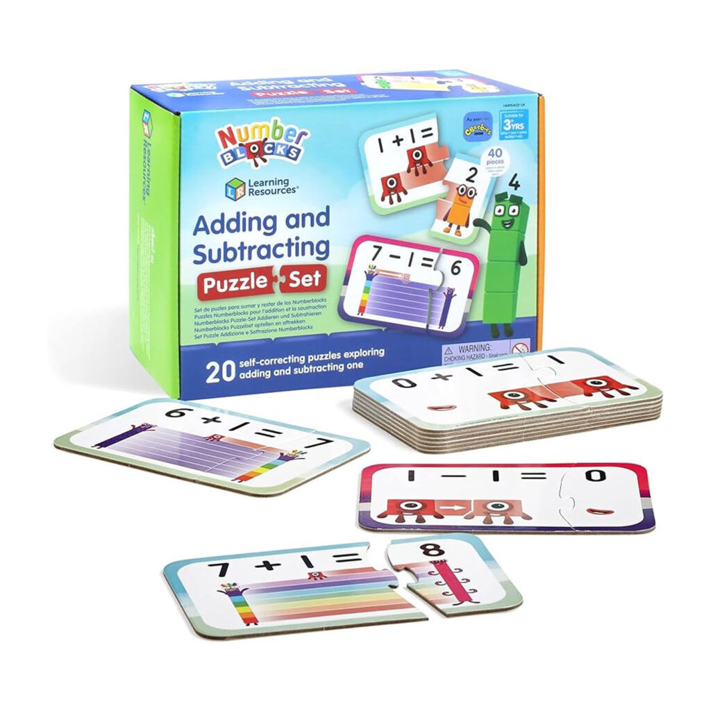 Learning Resources Numberblocks Adding And Subtracting Puzzle Set