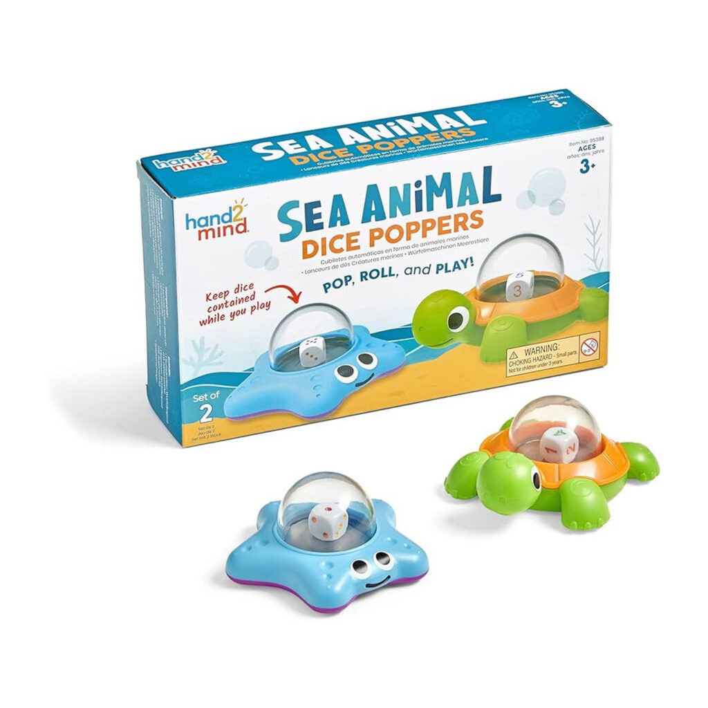 Learning Resources Sea Animal Dice Poppers