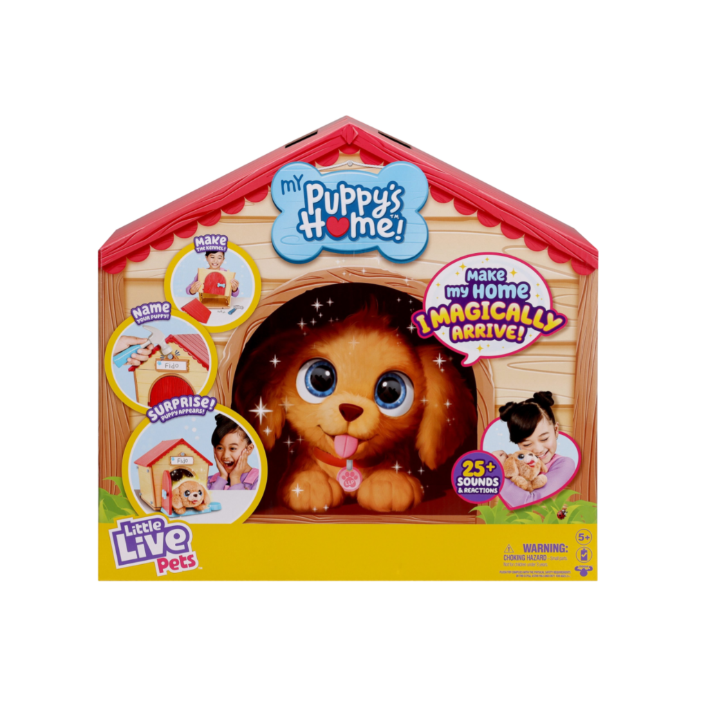 Little Live Pets Flat Pack Puppy - Blonde/Brown