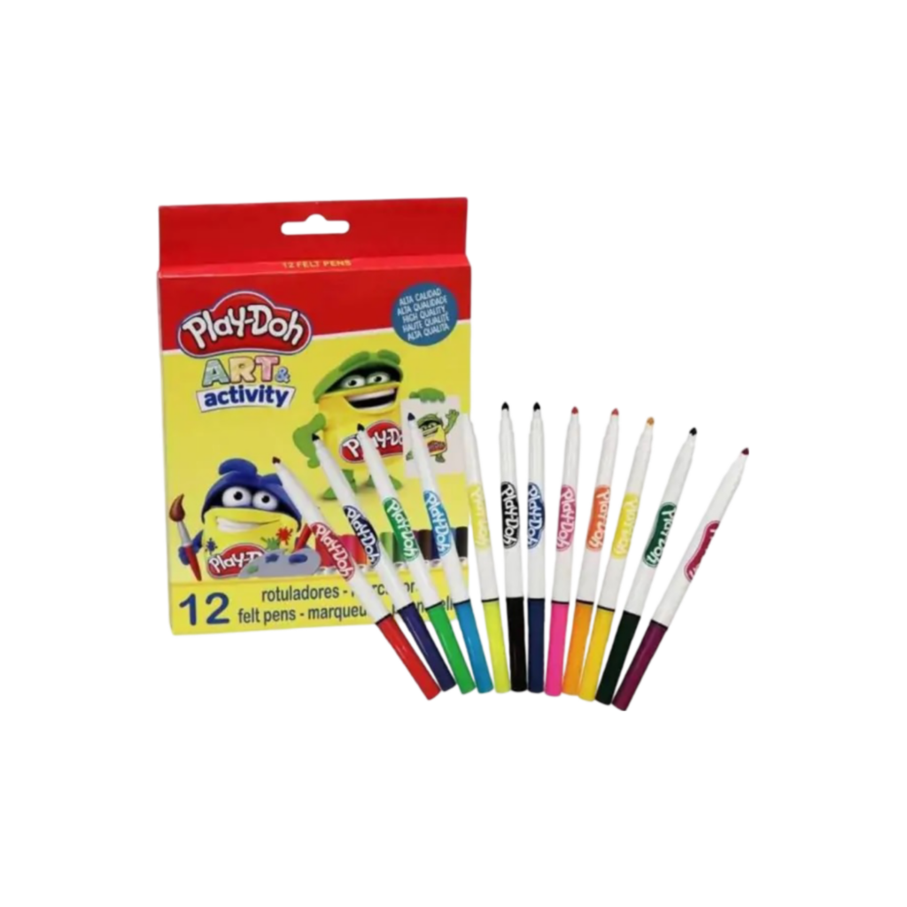 Play-Doh 12 Colors Felt-Tip Pen In Paper Box 5 Mm