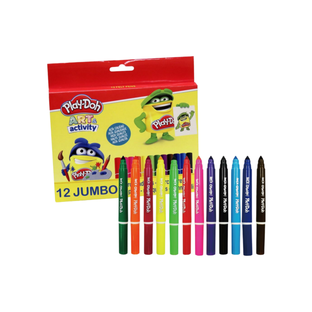 Play-Doh 12 Colors Jumbo Felt-Tip Pen 8 Mm