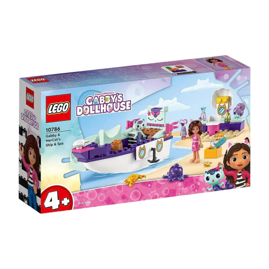 Lego Gabby'S Dollhouse 10786 Gabby & Mercat'S Ship & Spa