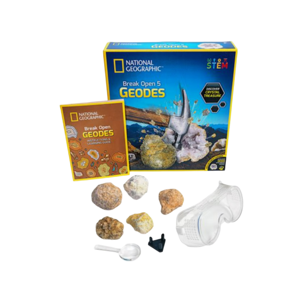 National Geographic Break Open 5 Geodes Kit
