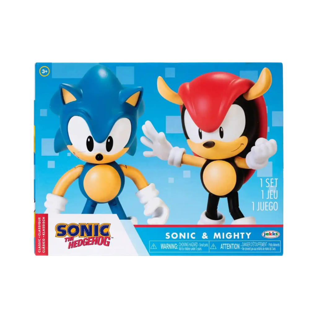 Jakks Pacific Sonic The Hedgehog 4" Figure 2-Pack Classic Sonic & Mighty 41556