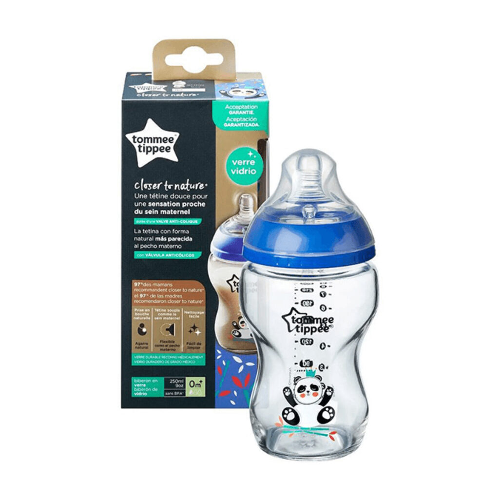 Tommee Tippee Closer To Nature Glass -250Ml, Boy