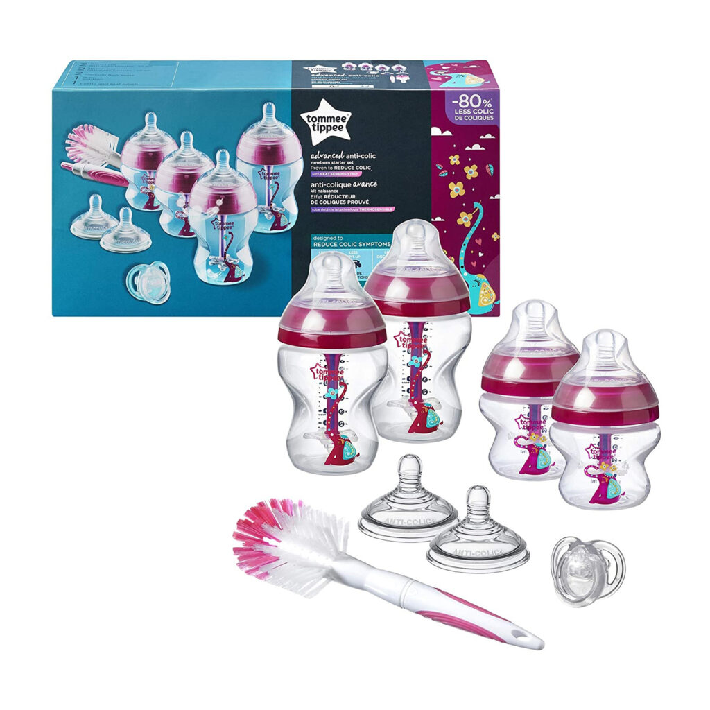 Tommee Tippee Advanced Anti-Colic Sarter Bottle Kit- Girl