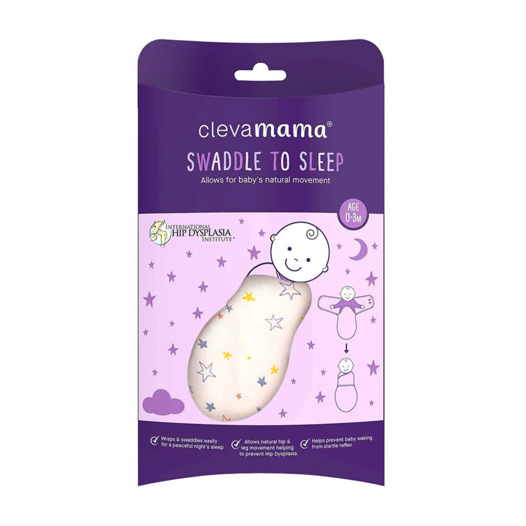 Clevamama Swaddle To Sleep - Pink (0-3M)