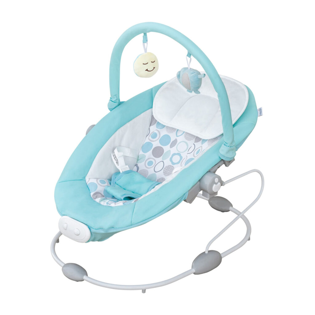Moon Juvenile Hopper Baby Bouncer  - Blue
