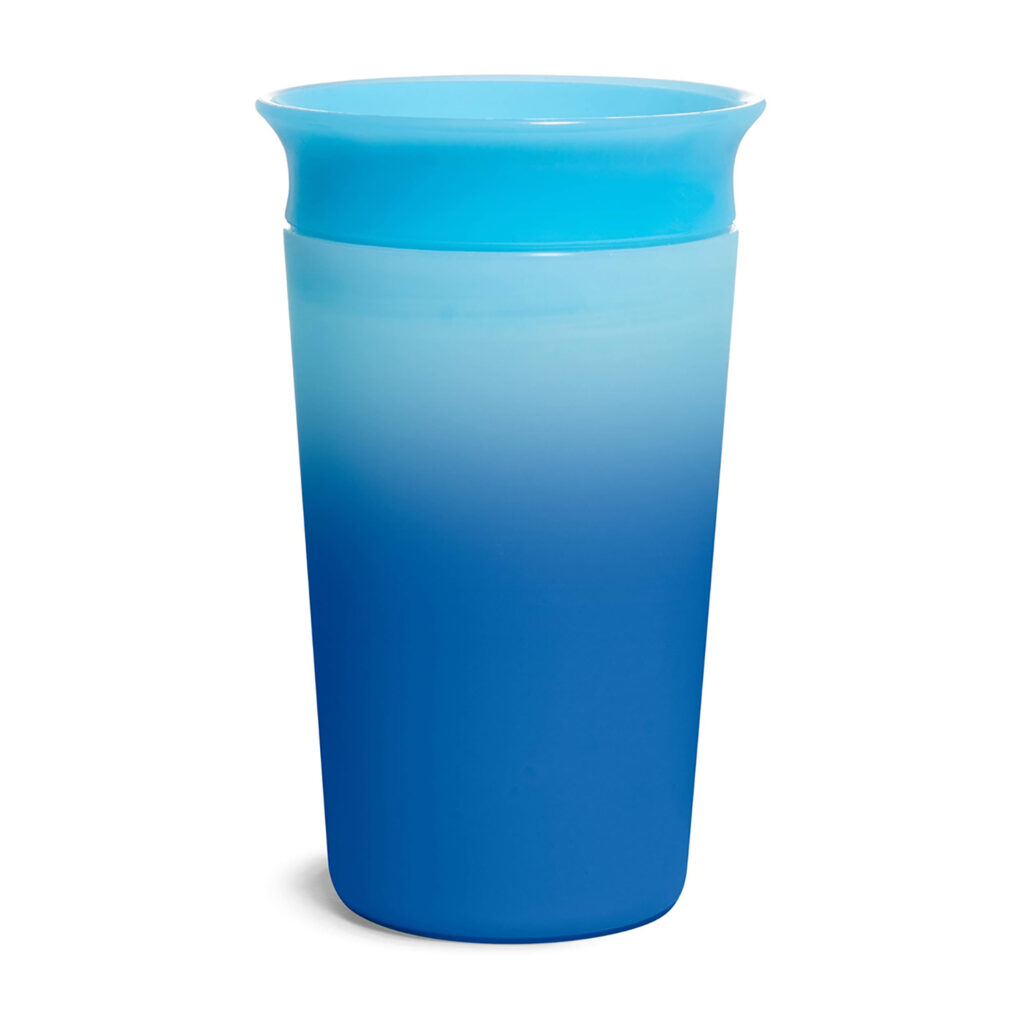 Munchkin 1Pk 9Oz Mrcl Colour Changing Cup-Blue