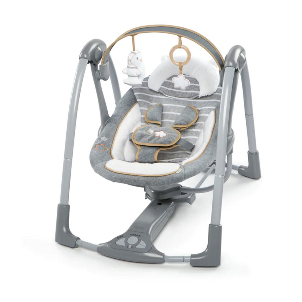 Bright Starts Swing 'N Go Portable Swing - Bella Teddy