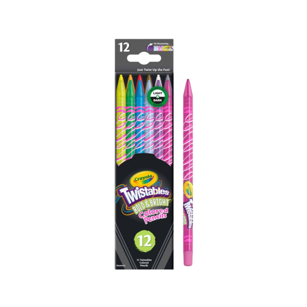 Crayola Twistables Colored Pencils, Bold & Bright