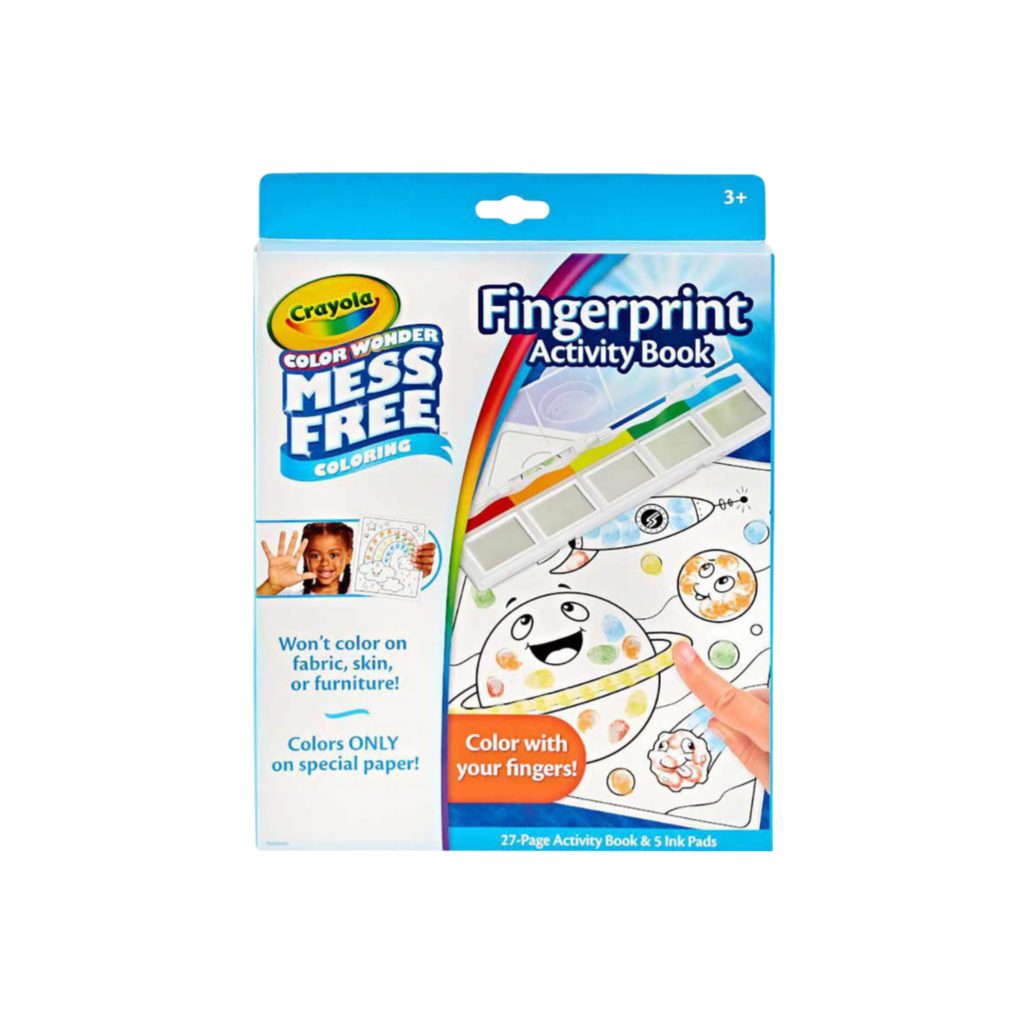 Crayola Color Wonder Fingerprint Activity Book