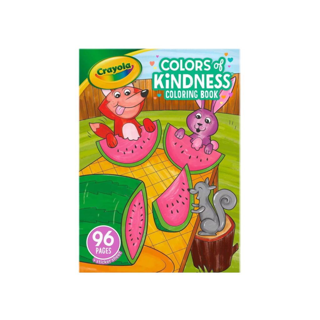 Crayola 96-Page Coloring Book, Colors Of Kindness