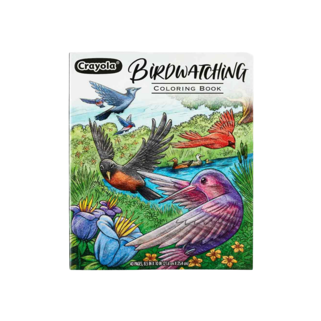 Crayola 40-Page Coloring Book, Bird Watching