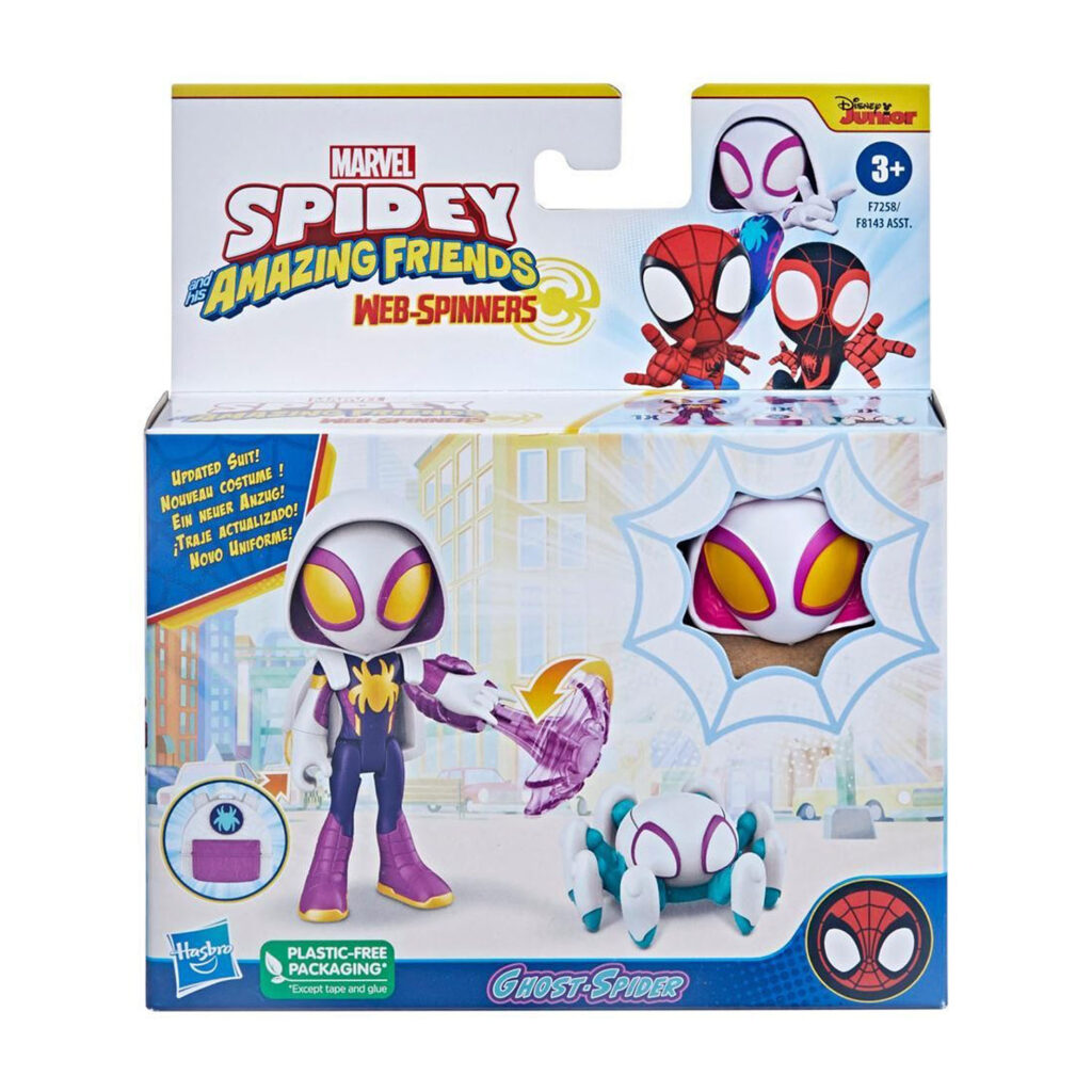 Hasbro Spidey & Amazing Friends Saf Hero Webspinner Ghost F7258