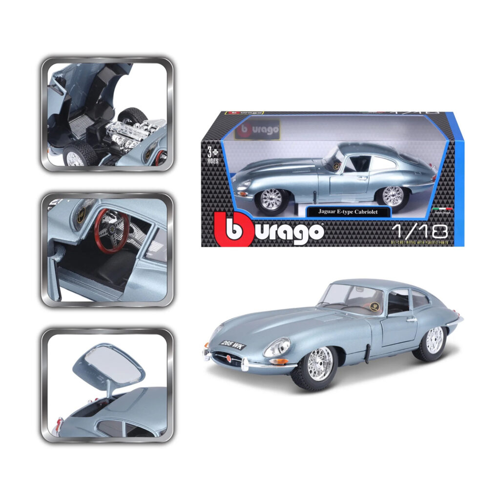 Bburago 18-12044 1/18 (Collection B)   -  Jaguar E Coupe (1961) 47512044