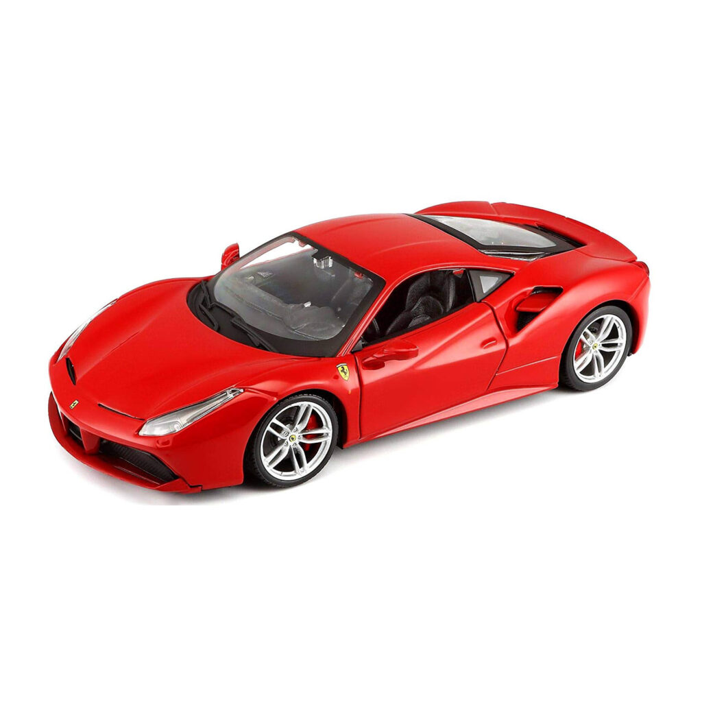 Bburago 18-26013 1/24 Ferrari Race & Play (W/O Stand) - Ferrari 488 Gtb 47526013