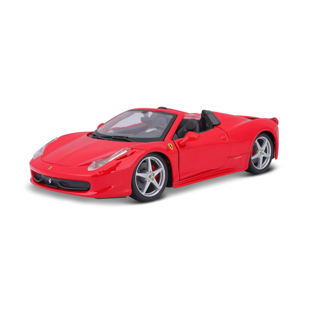 Bburago 18-26017 1/24 Ferrari Race & Play (W/O Stand) - 458 Spider 47526017